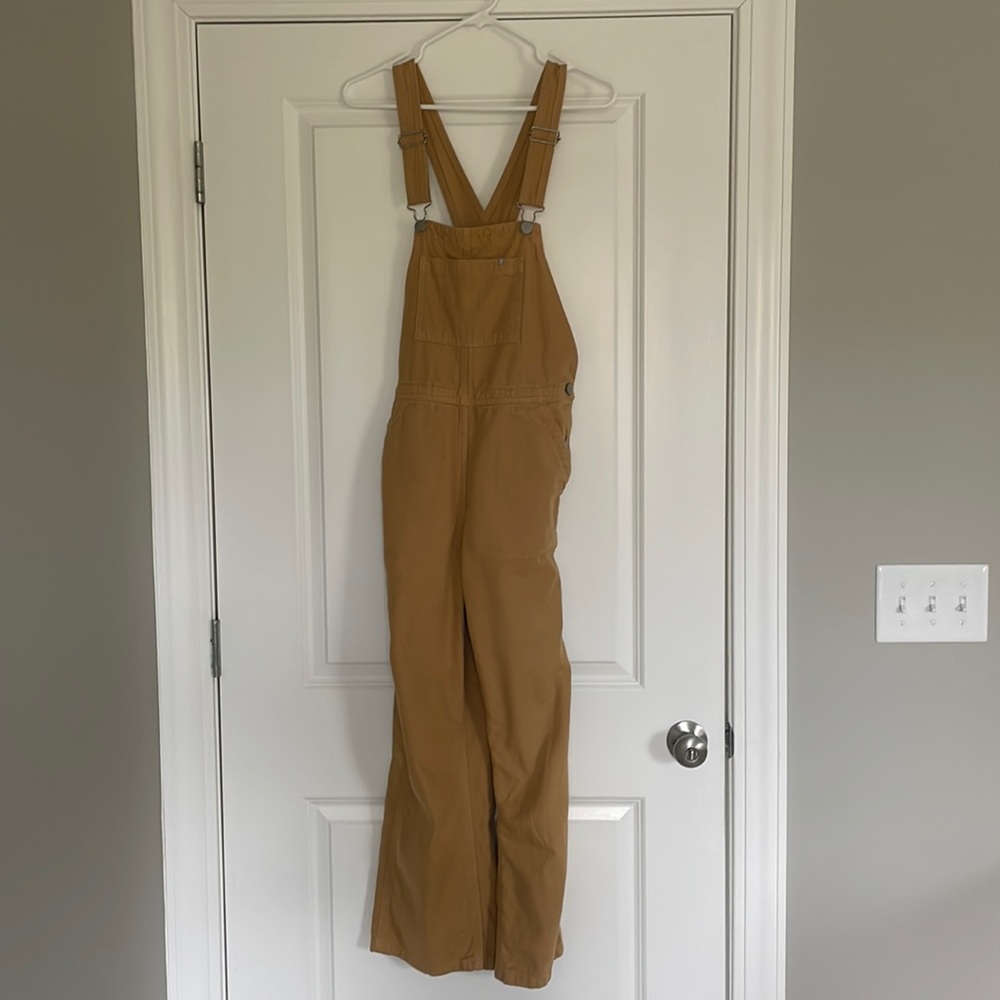 Everlane canvas overalls